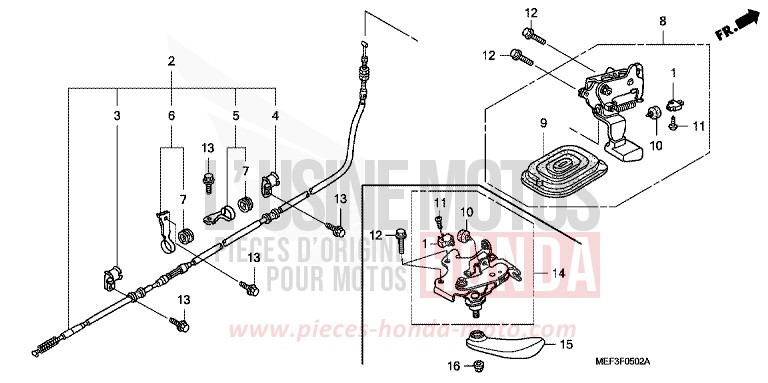 HANDBREMSE von SW-T400 ABS PURE BLACK (NH237) von 2009